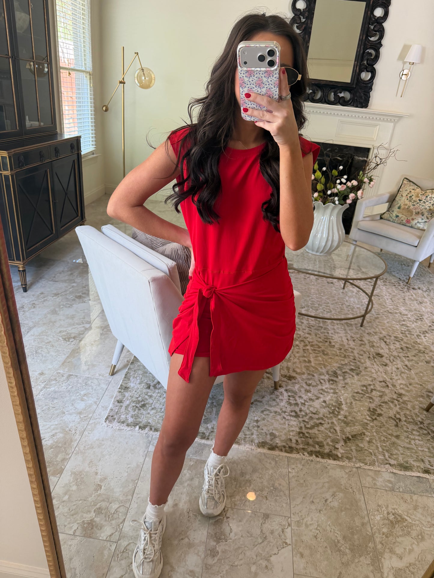Active Red Romper