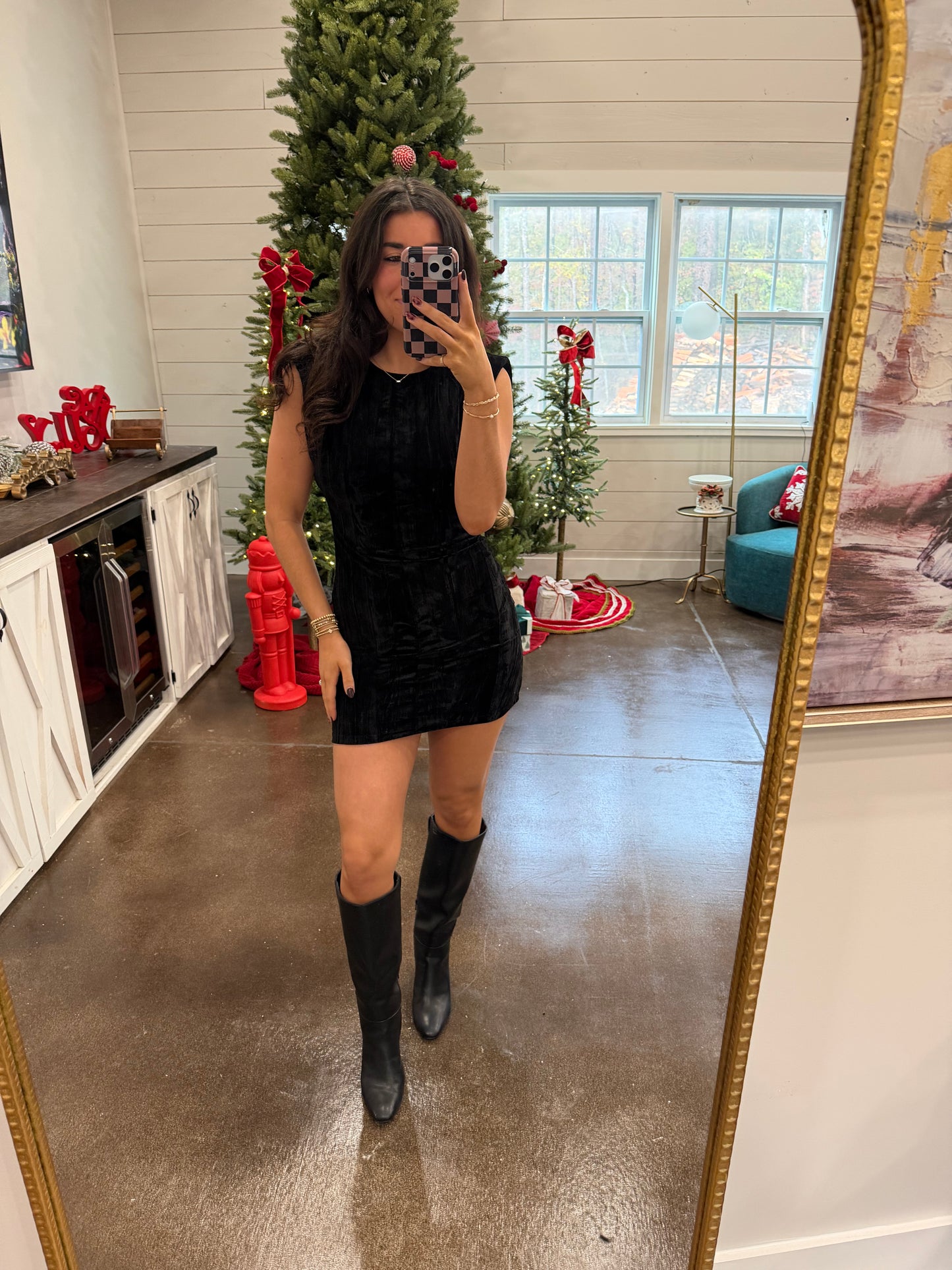 Black Velvet Dress