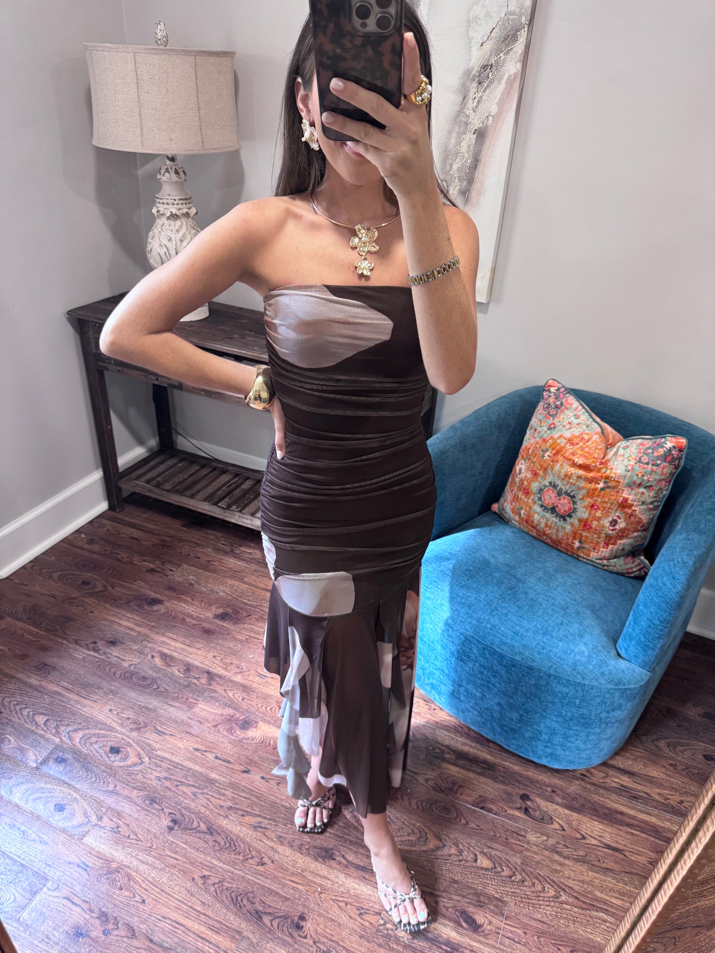 Pearl & Flower Necklace