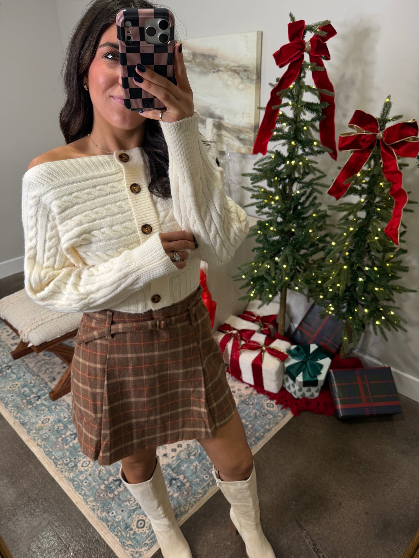Plaid Kamryn Skirt