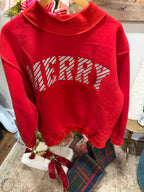 Merry Mocked Sweatshirt