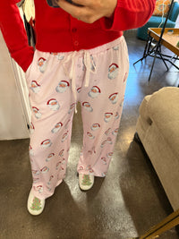 Pink Santa Pj Pants