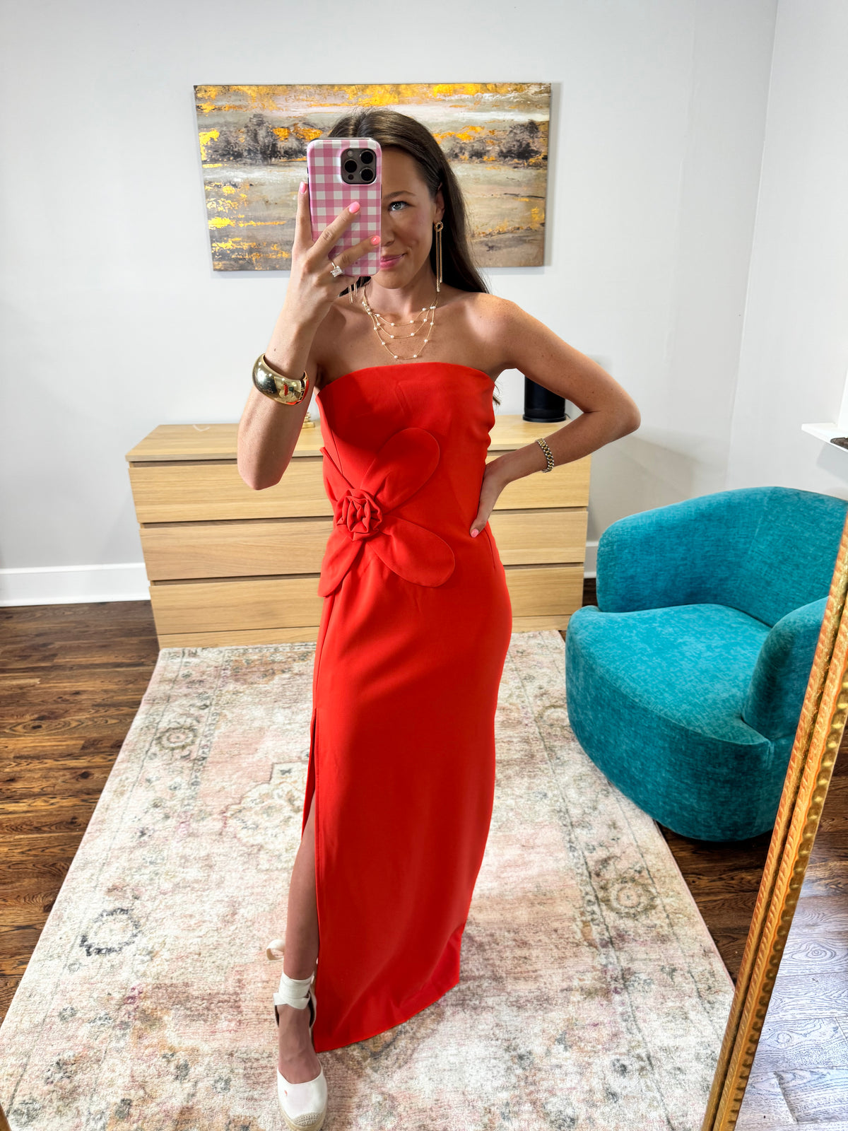 Flower Wedding Guest Dress