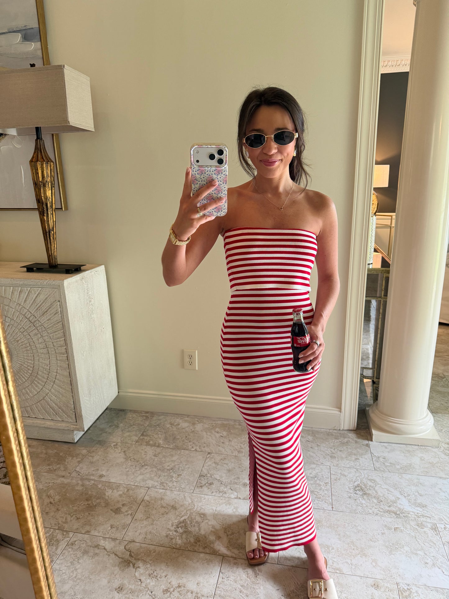 Red American Summer Dress