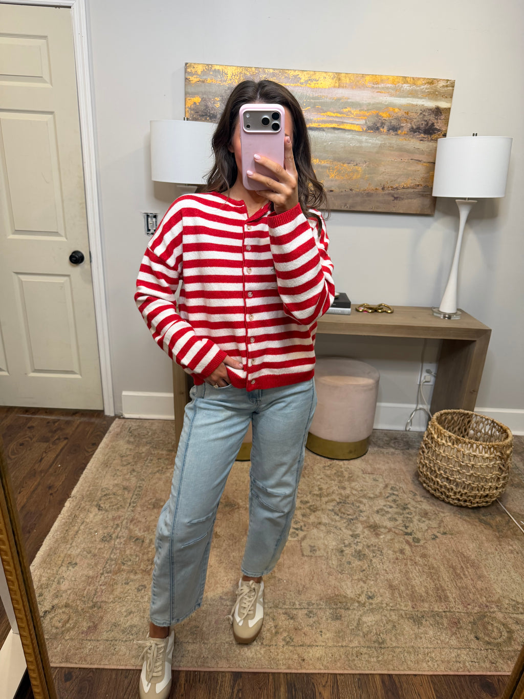 Red Striped Sweater