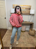 Red Striped Sweater
