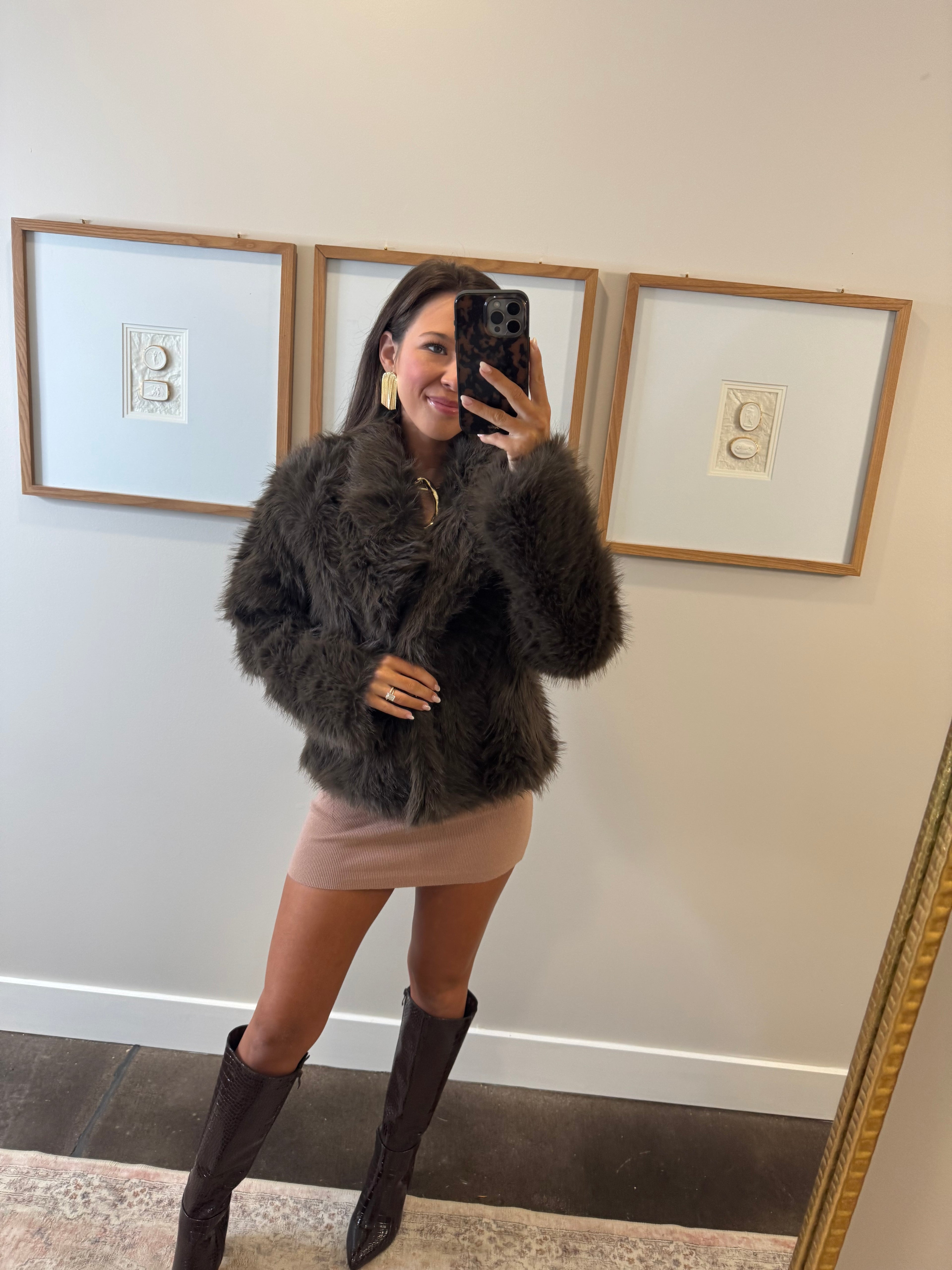 Chocolate Sherpa Jacket