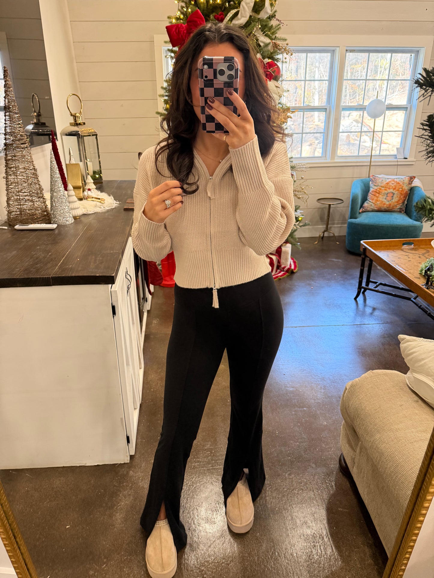 Tan Sweater Jacket