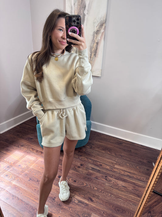 Mandy Mocha Sweat Set