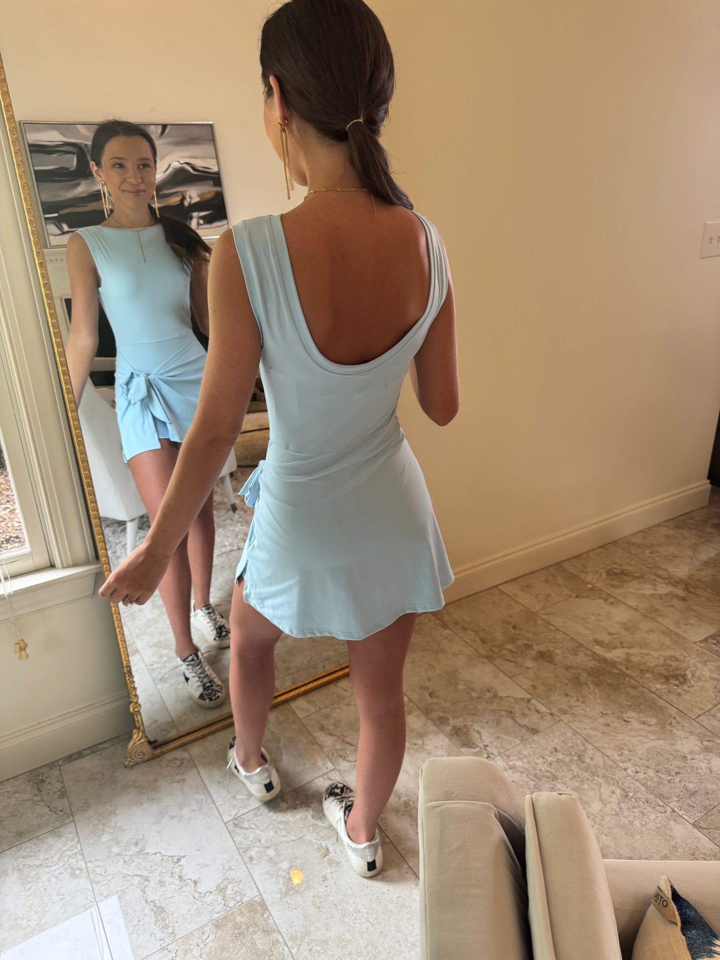 Ocean Blue Romper