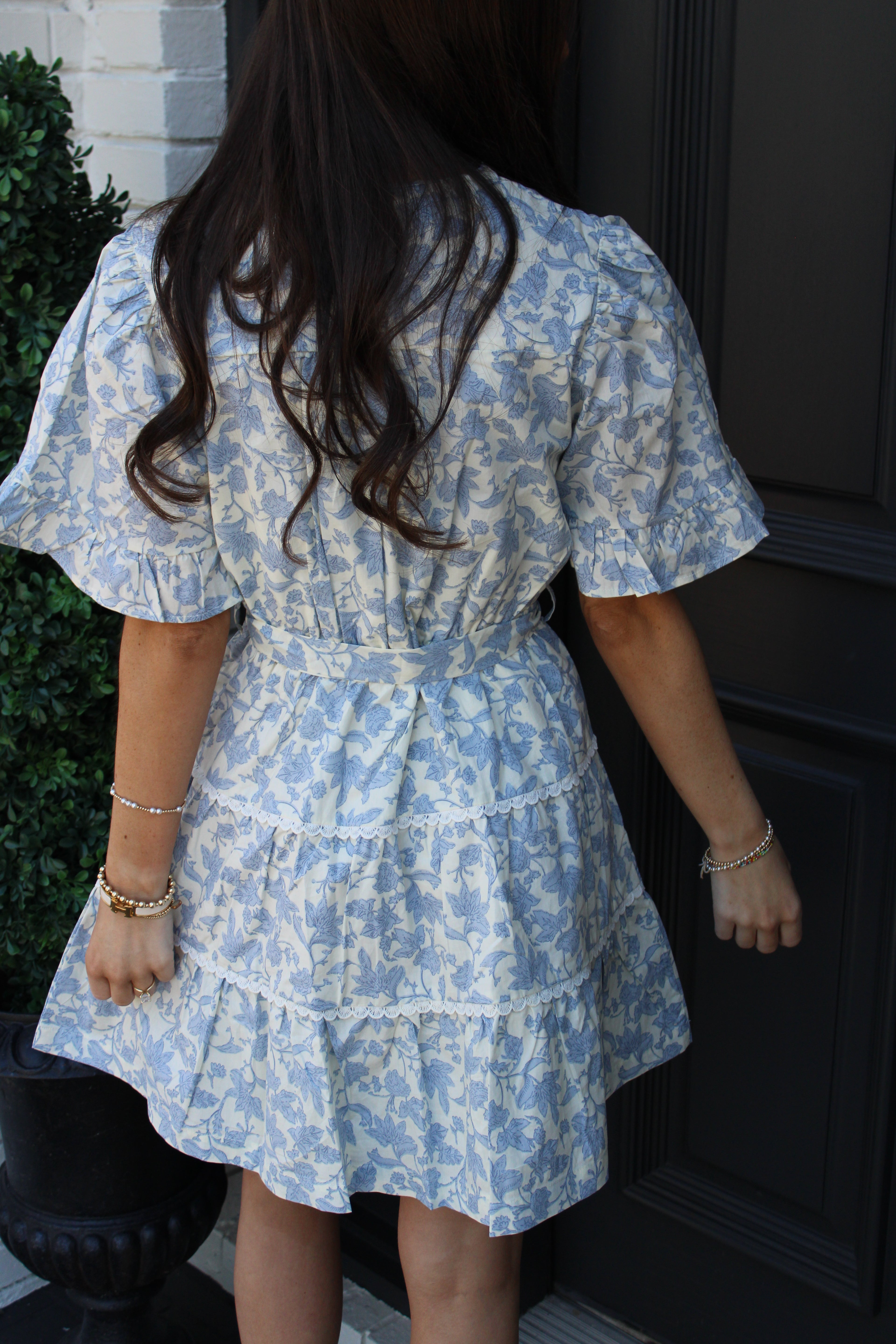 Amie Floral Tie Dress