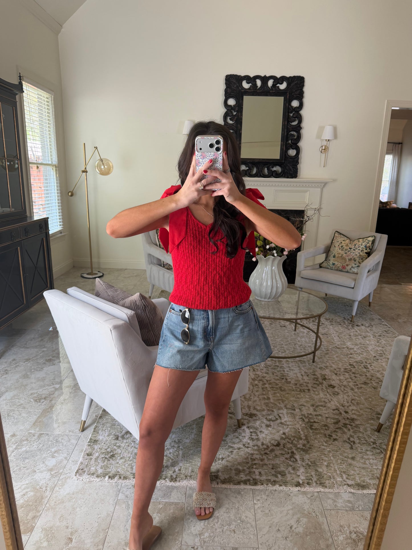 Red Tie Top