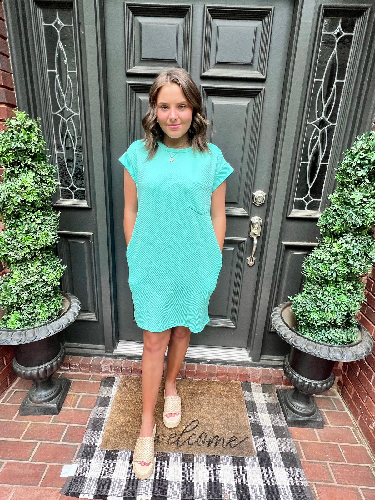 Green T-Shirt Dress