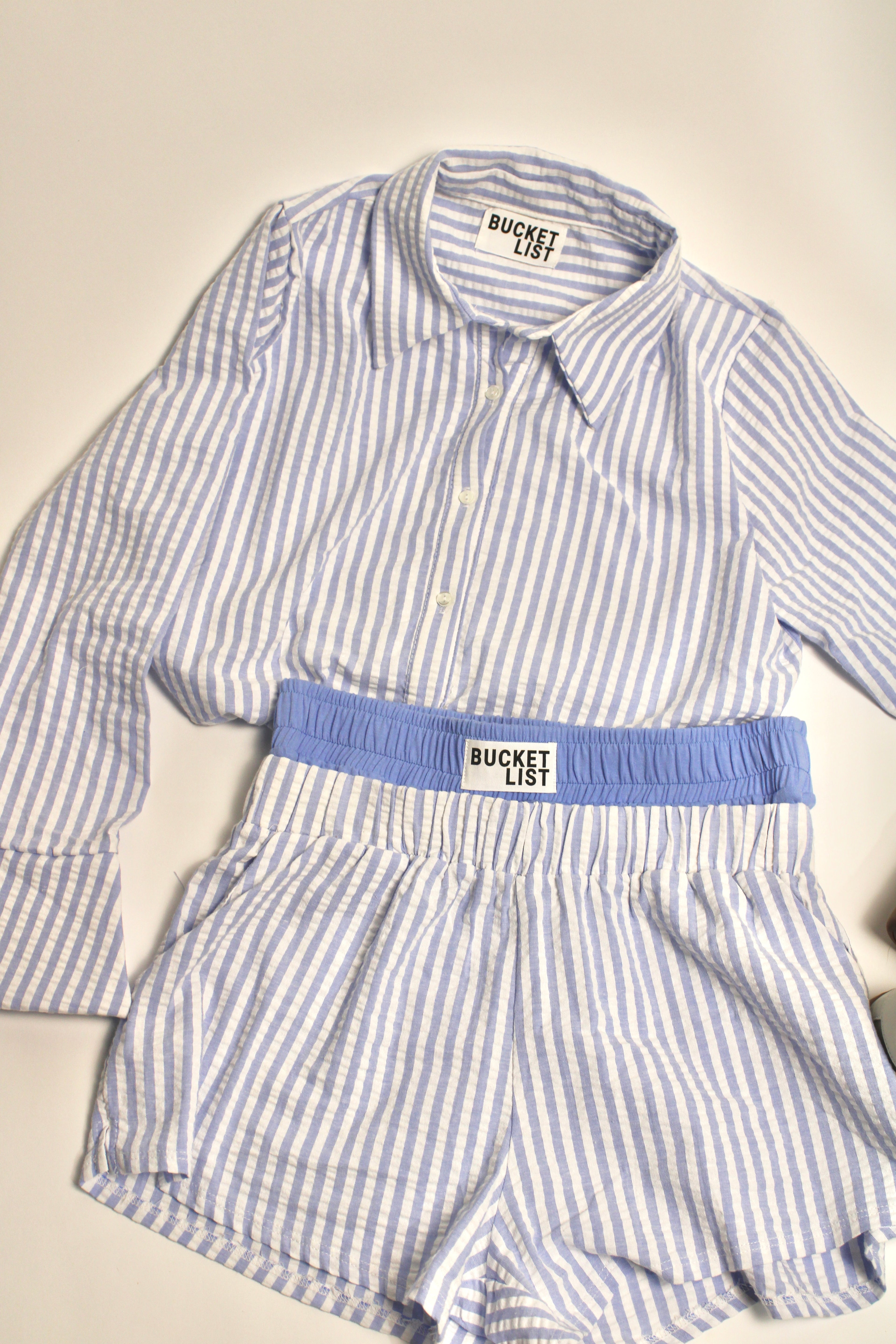 Blue Striped Set