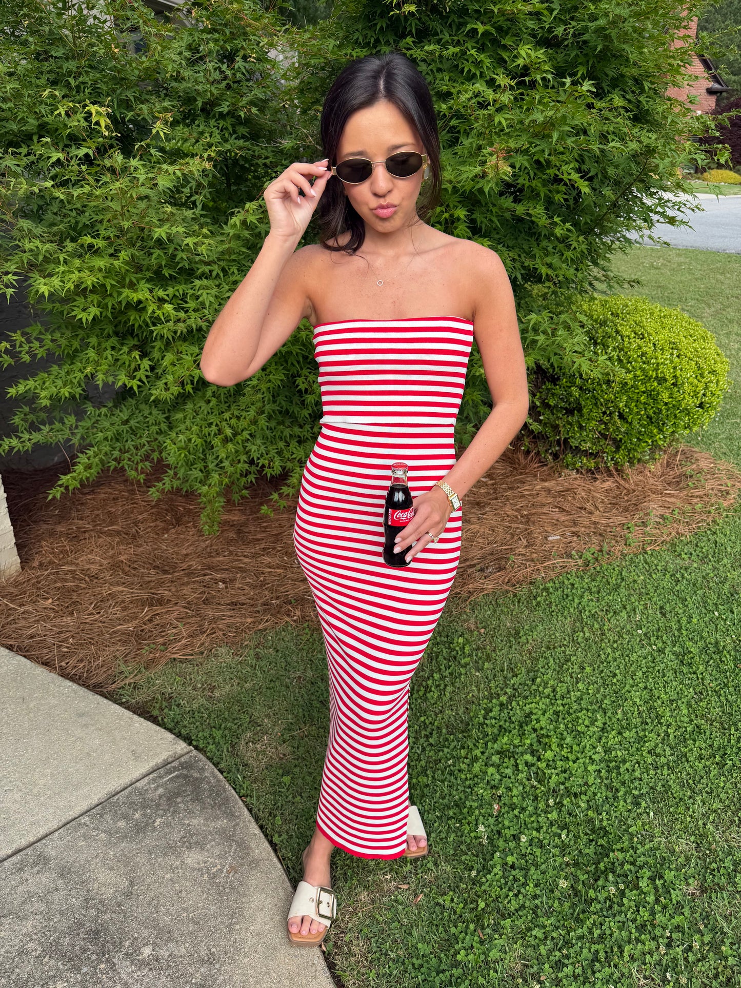 Red American Summer Dress