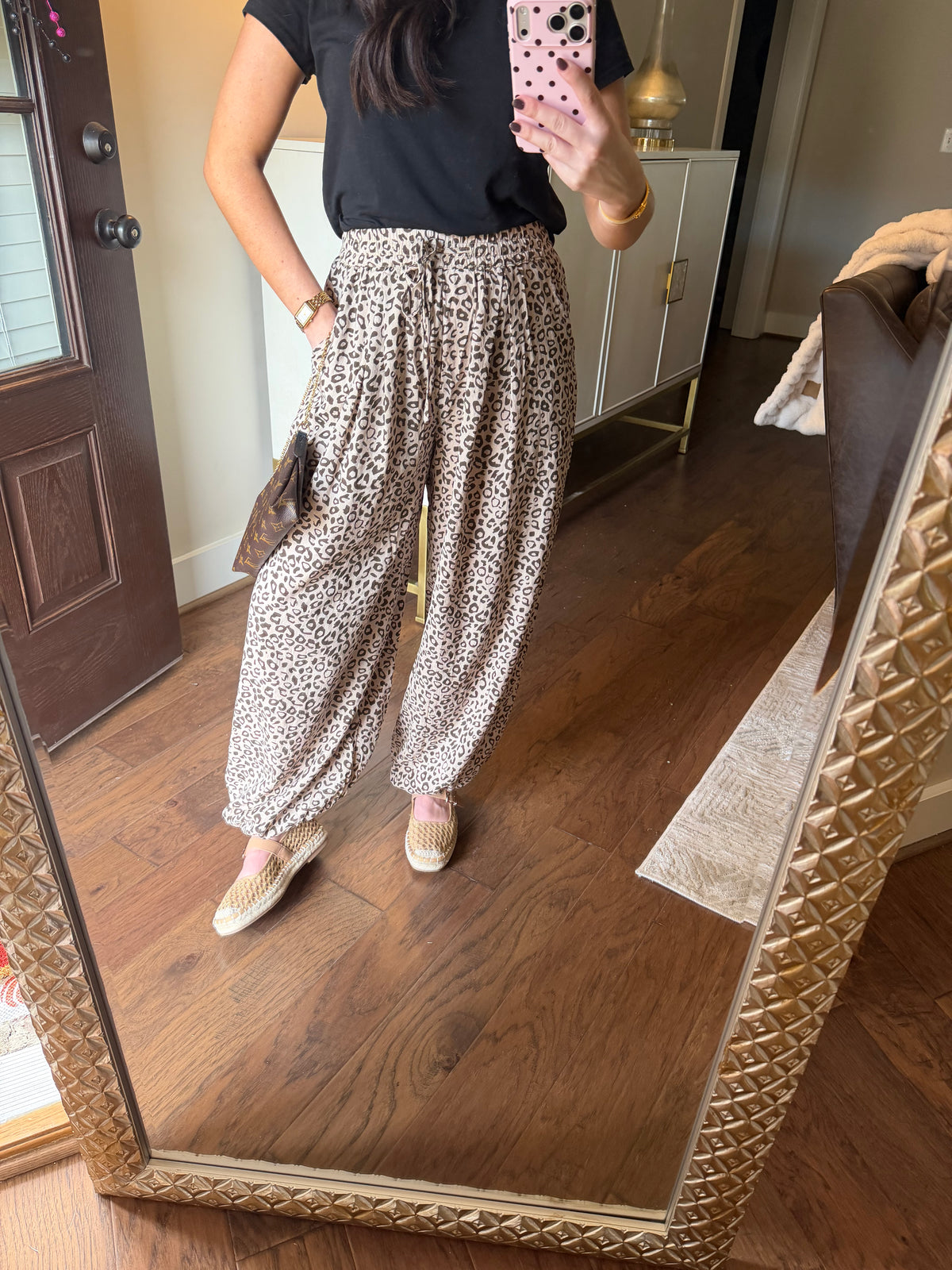 Leopard Joggers