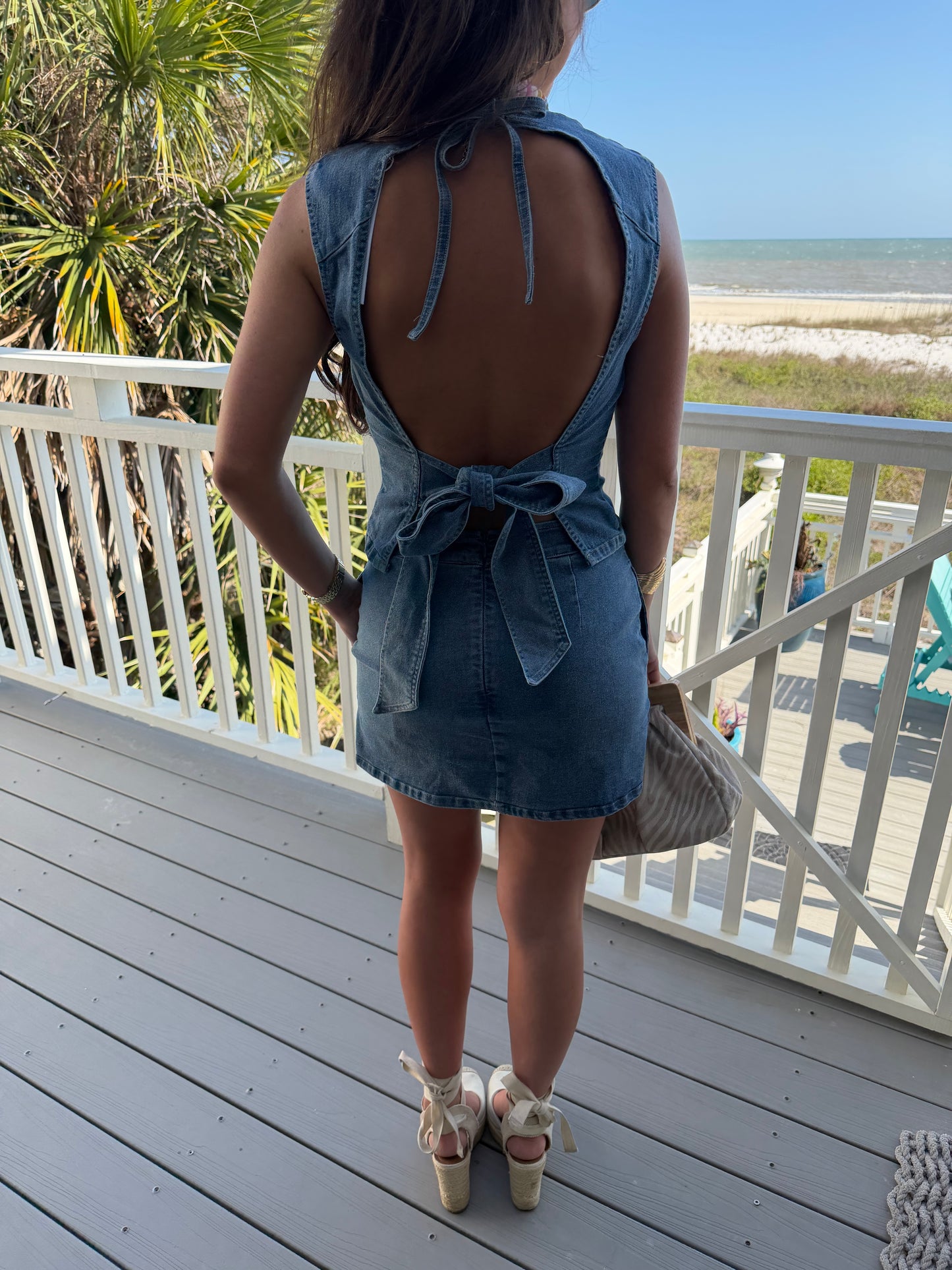 Denim Mary Set