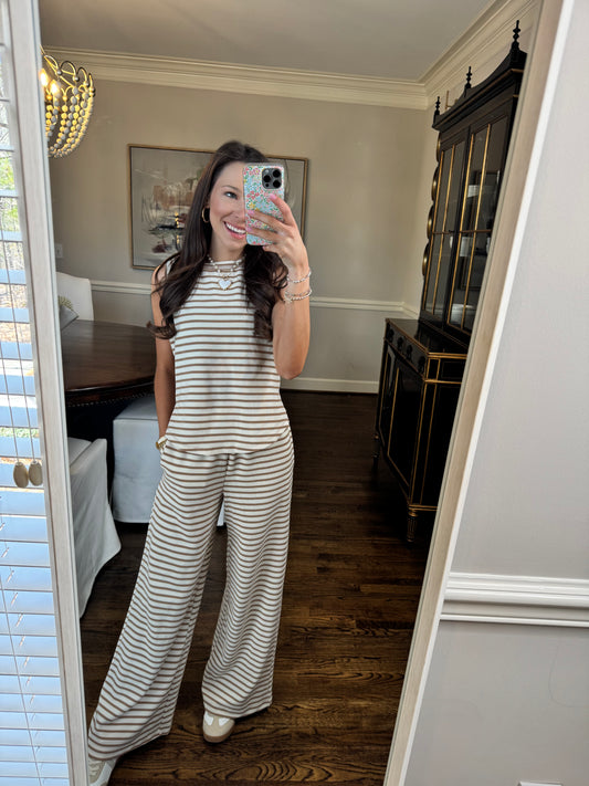 Sand Striped Set