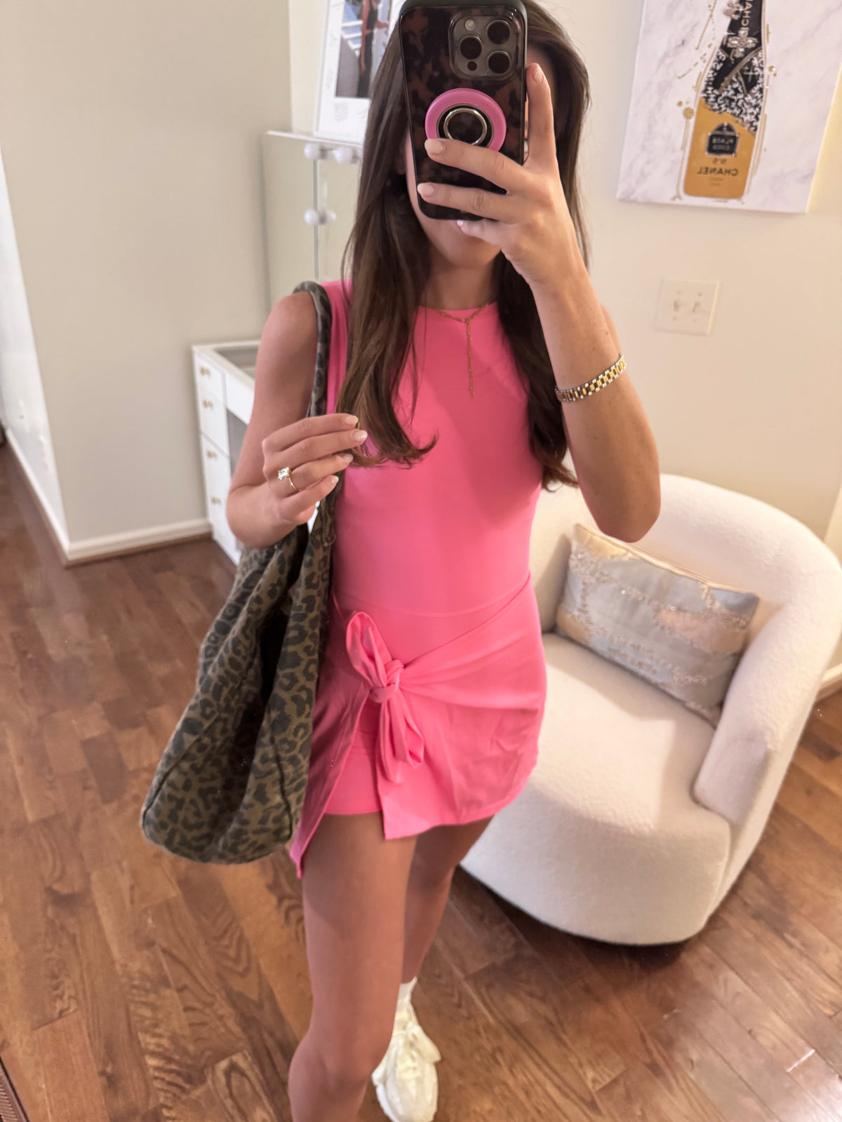 Pink Golf Romper