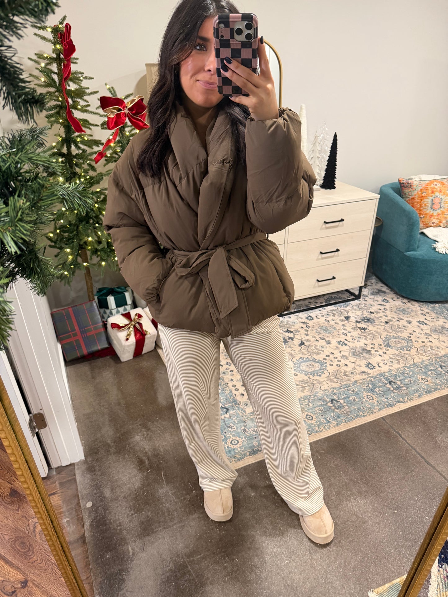 Brown Puffer Jacket