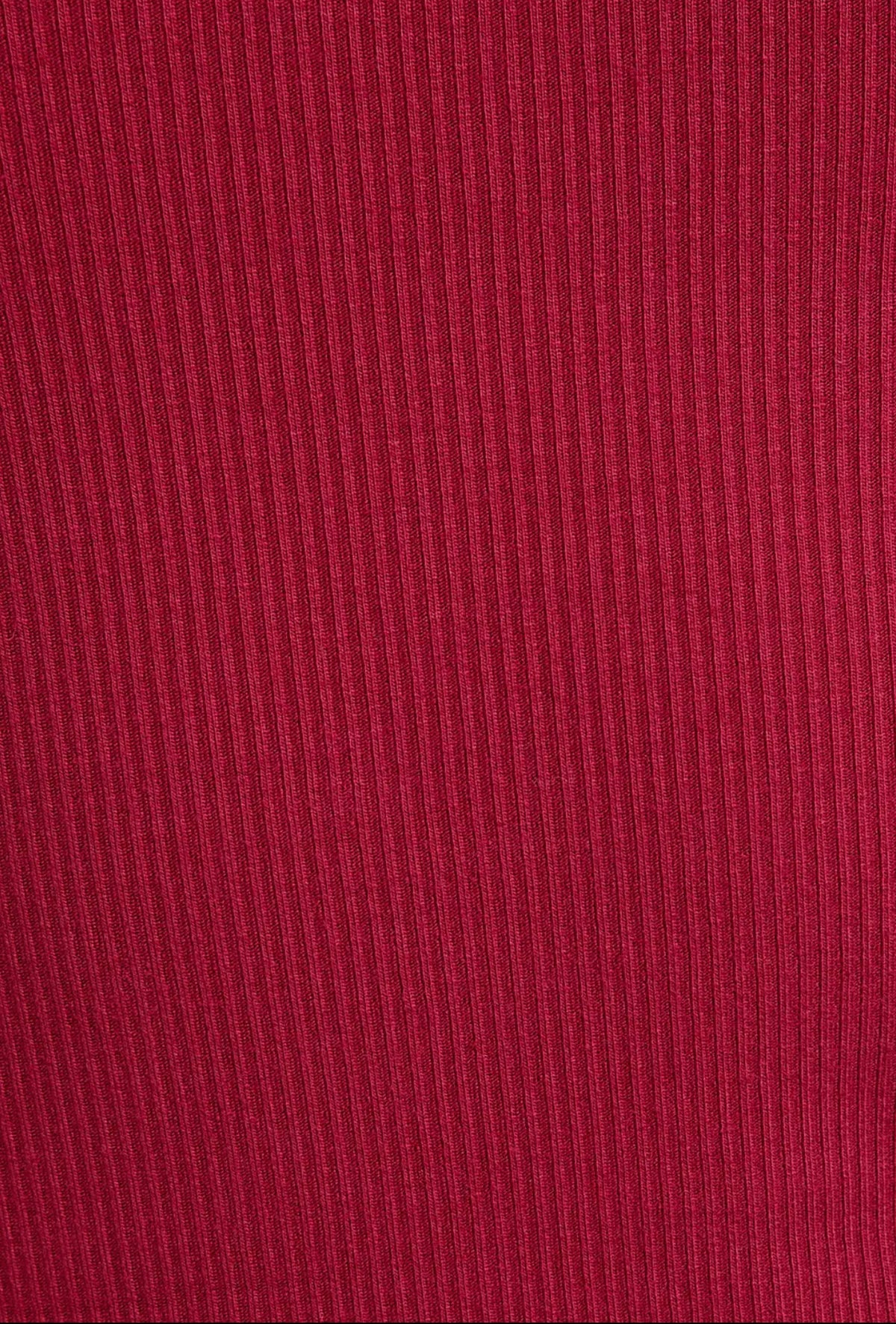 Burgundy Ribbed Tank