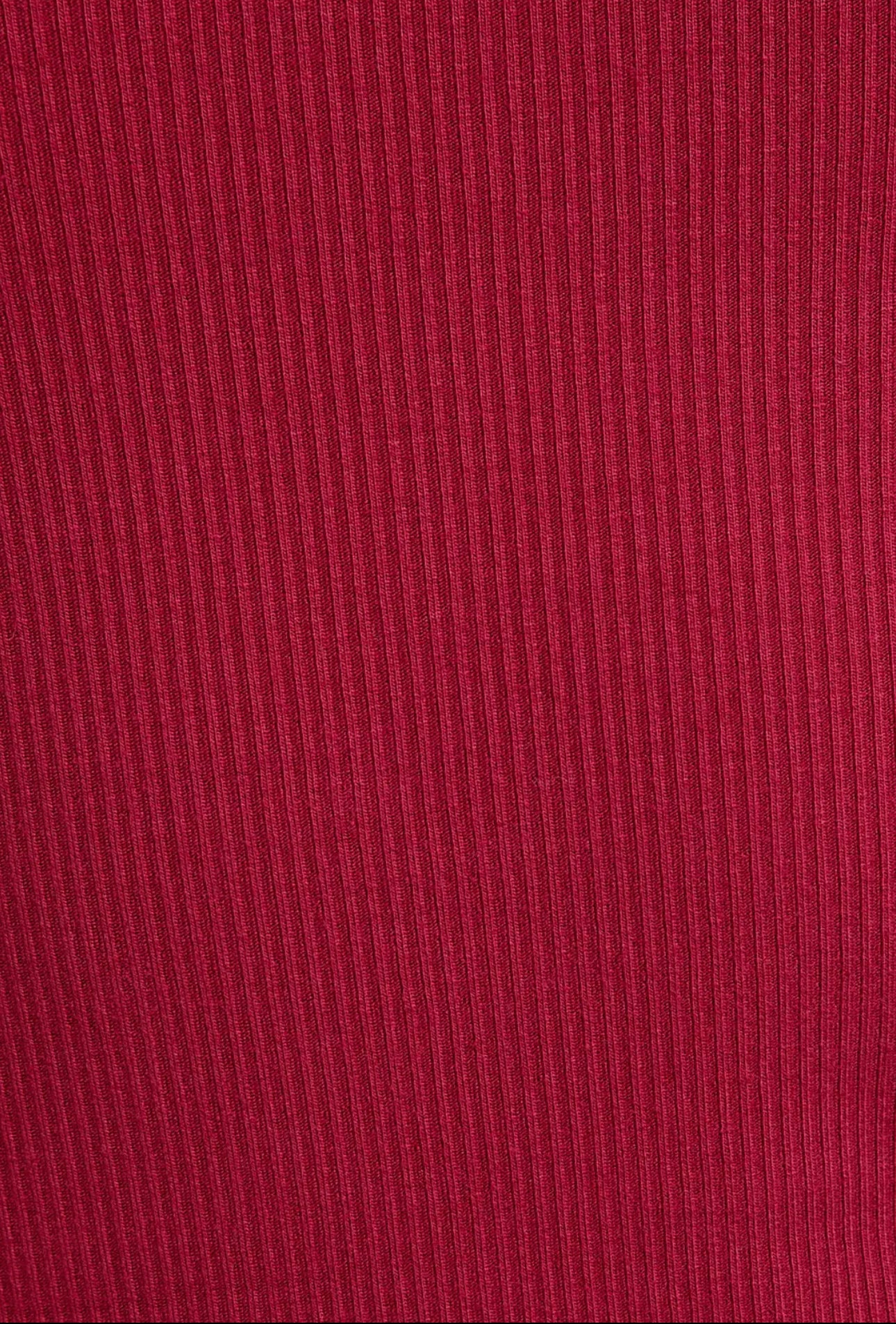 Burgundy Ribbed Tank