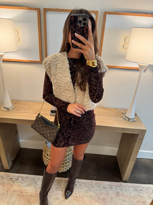 Sherpa Sweater Vest