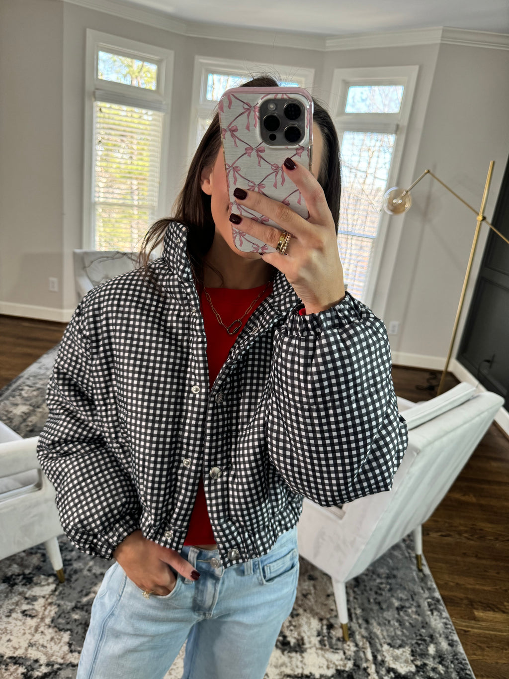 Puffer Black & White Jacket