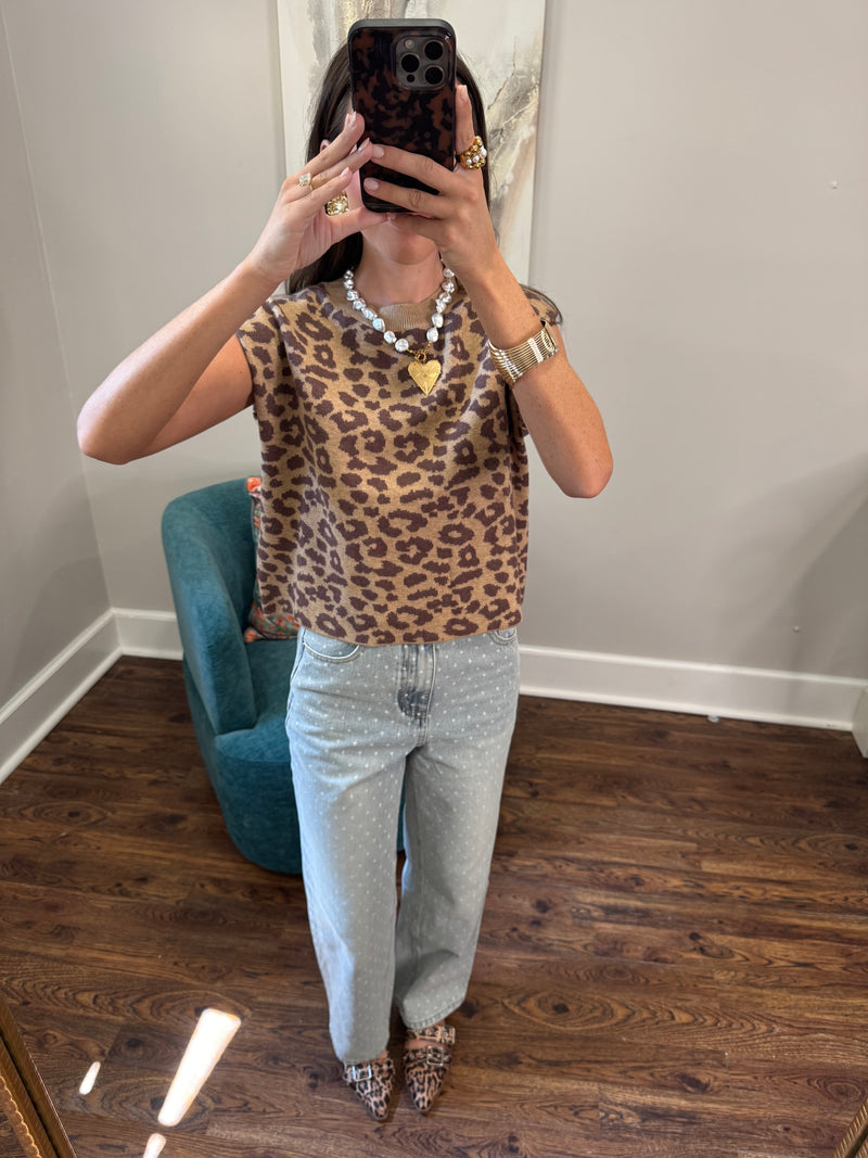 Leopard Mandy Top
