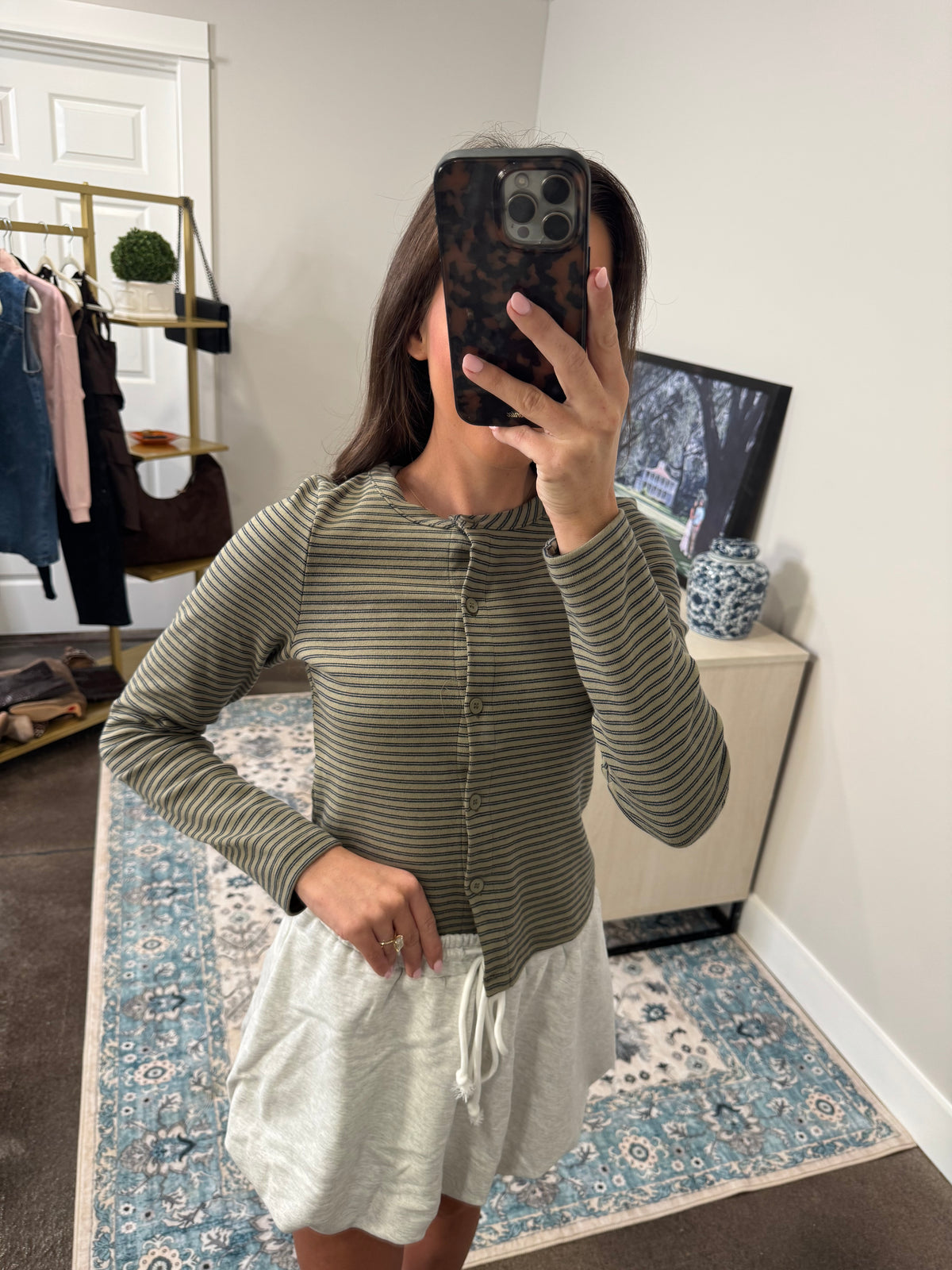 Grey Bubble Skirt