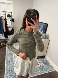 Grey Bubble Skirt