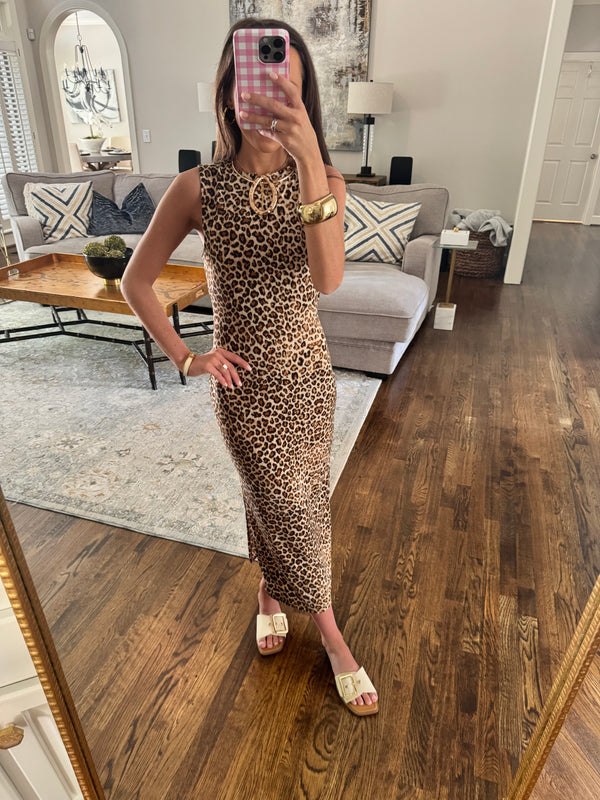 Cheetah Midi Dress