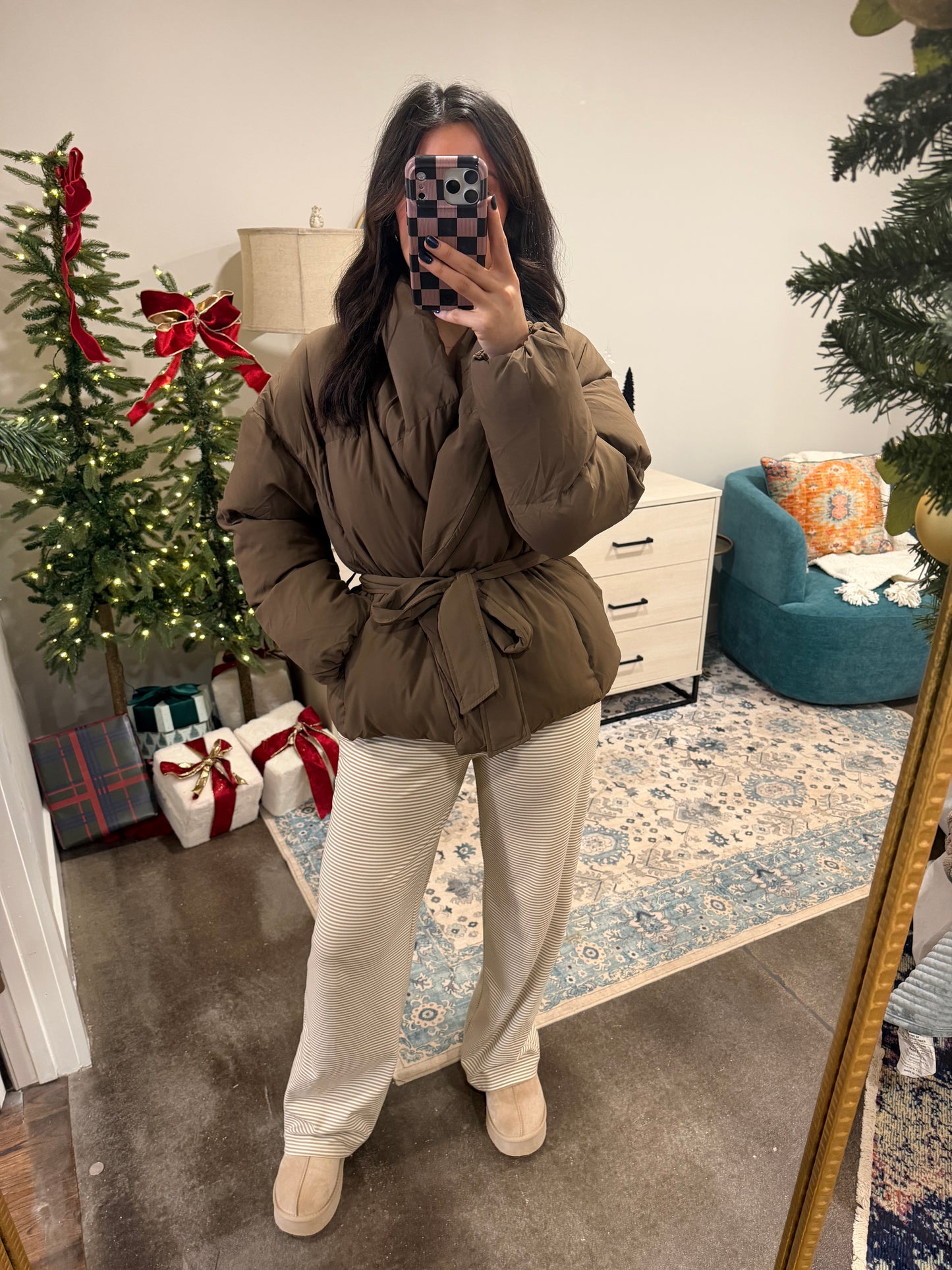 Brown Puffer Jacket
