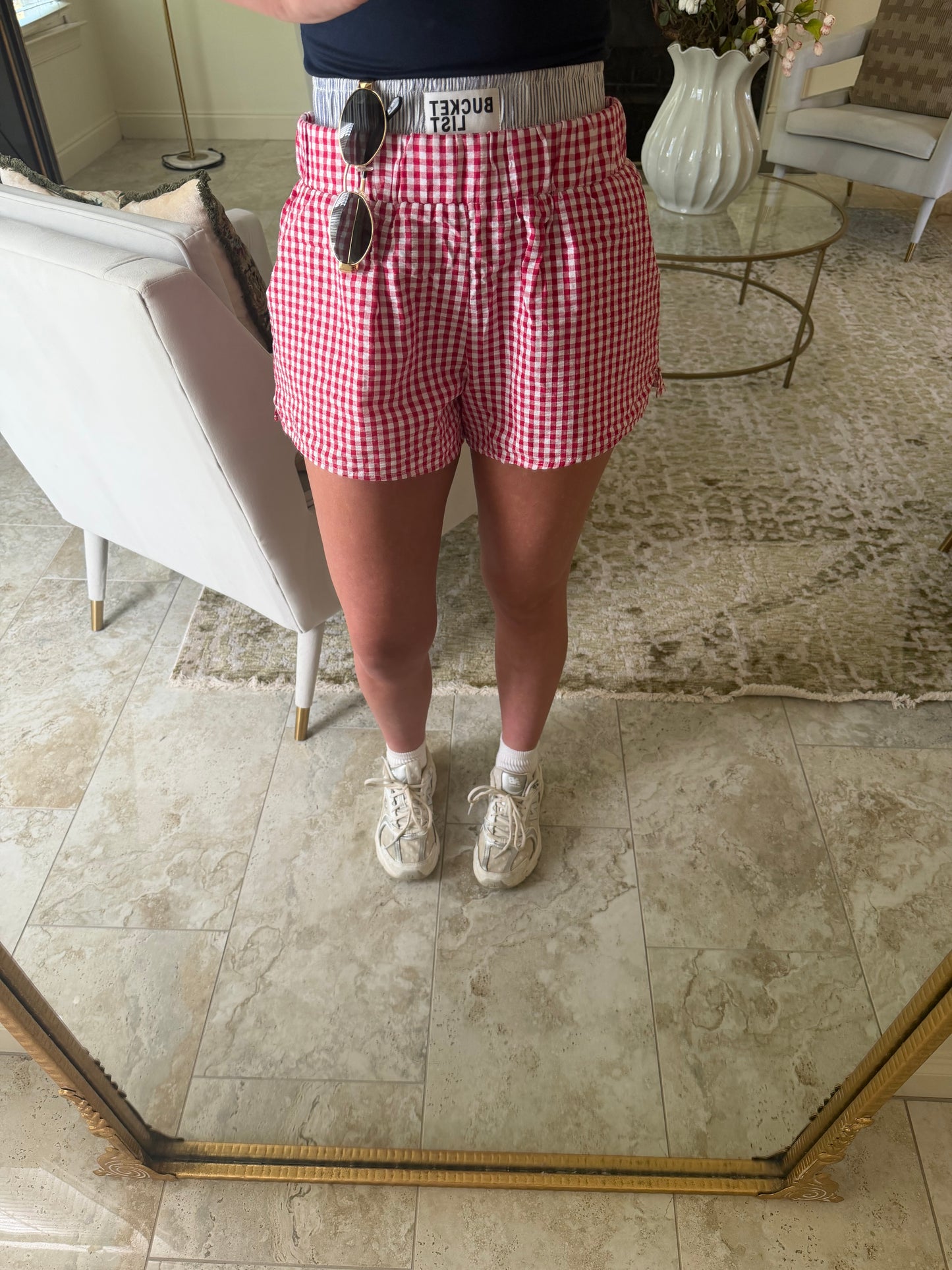 July Gingham Boxer shorts