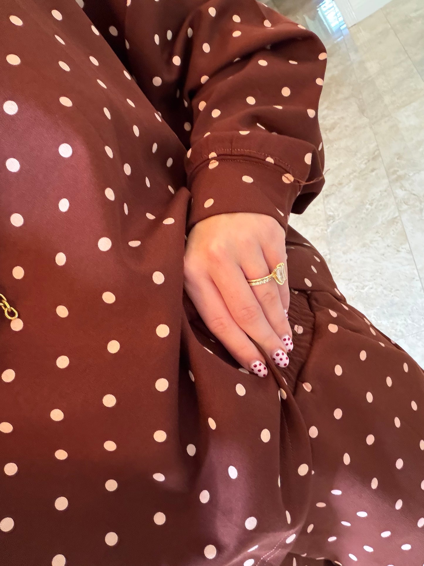 Polka dot set