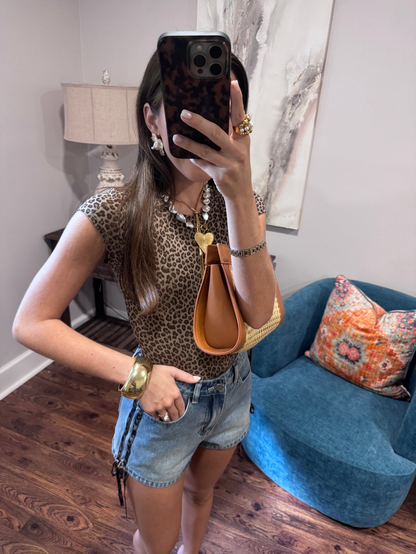 Pearl & Flower Earrings