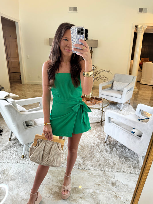 Green Summer Romper