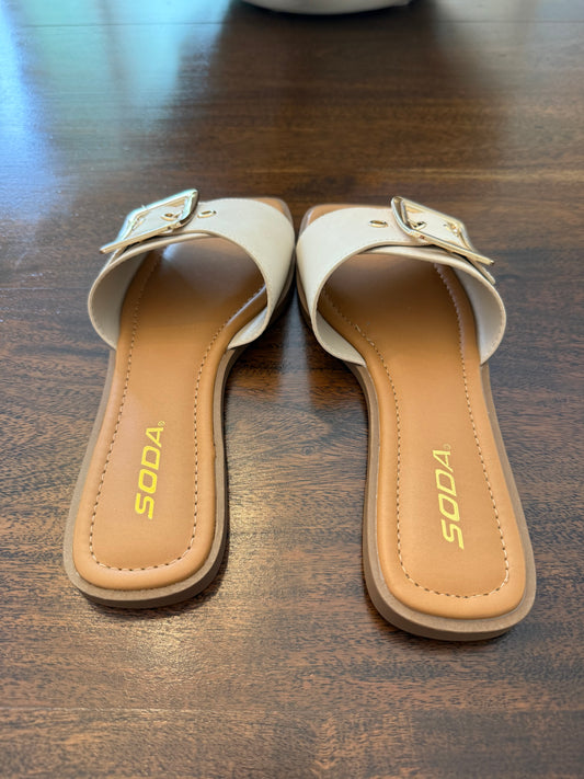Tan Buckle Shoes