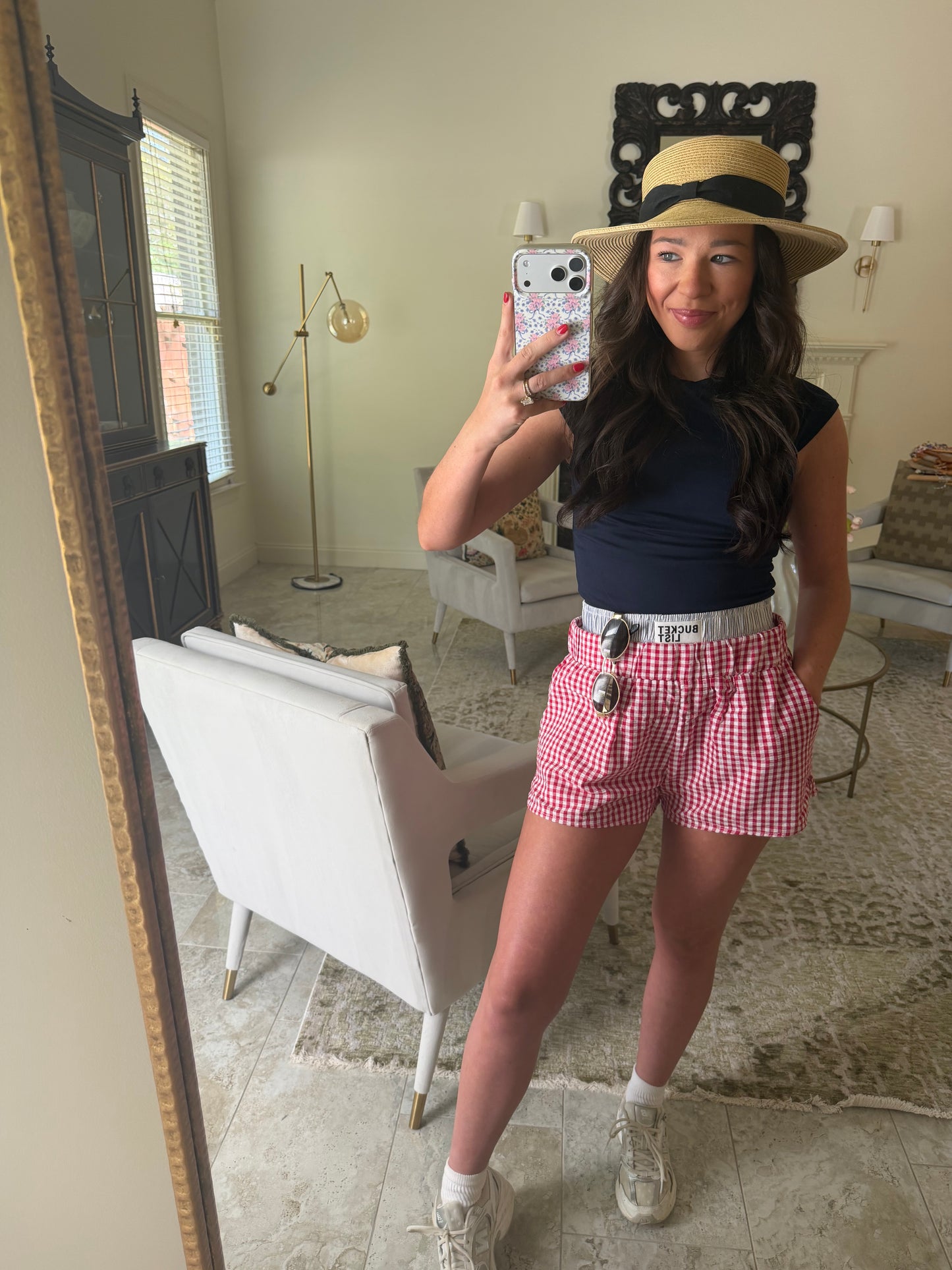 July Gingham Boxer shorts