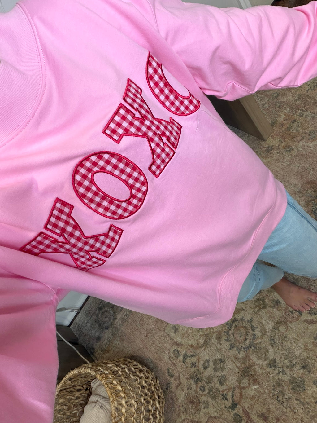 XOXO Mock Neck Sweatshirt