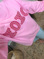 XOXO Mock Neck Sweatshirt