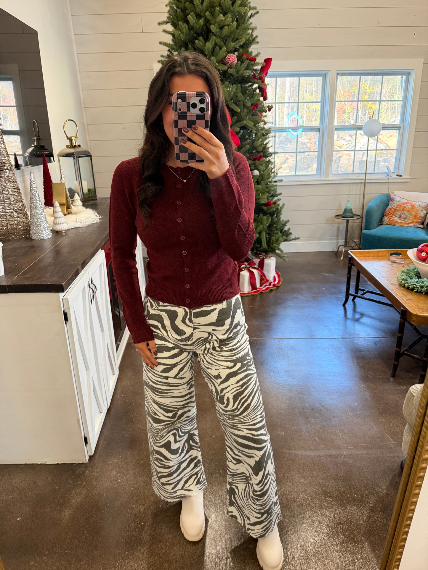 Maroon Marianna  Sweater