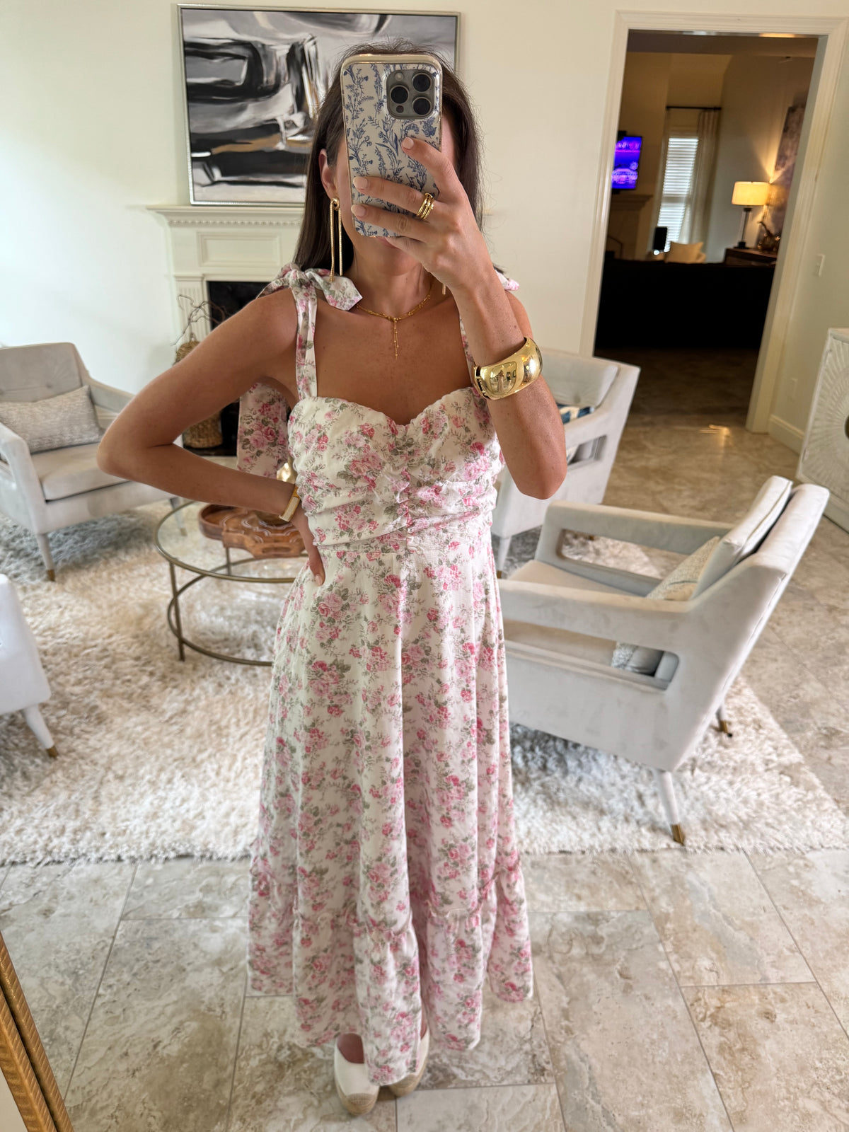 Rose Pink Tie Dress