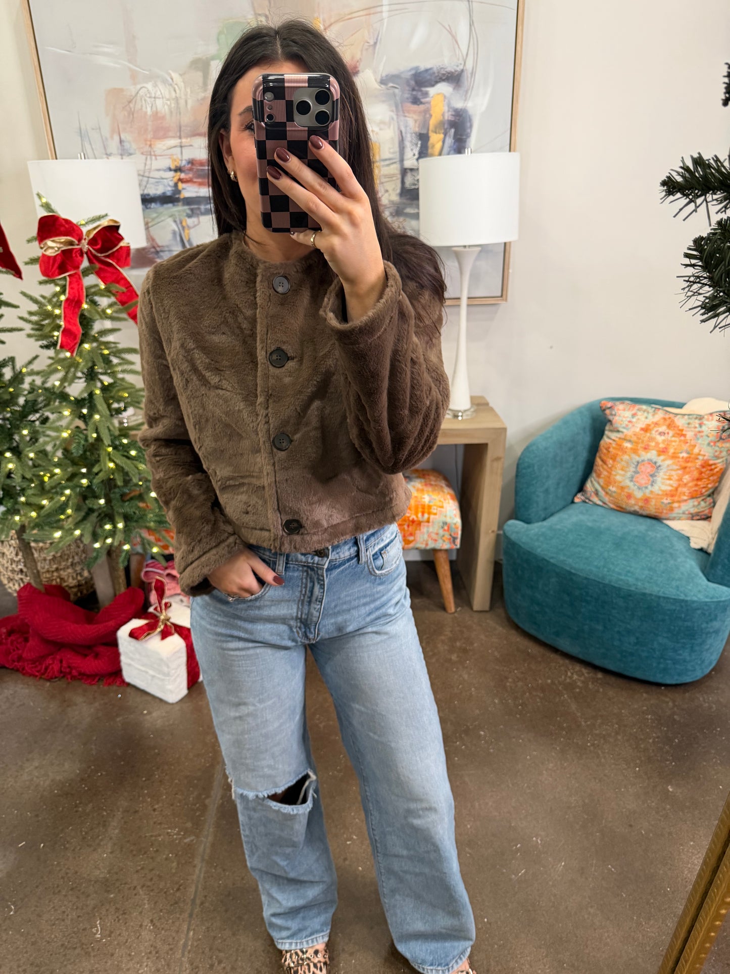 Brown Puffer Jacket