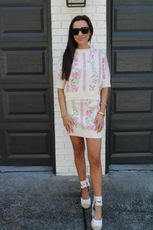 Garden Party Sweater Set