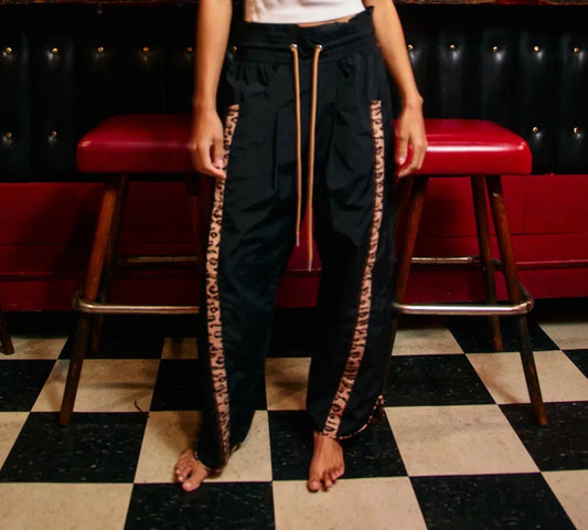 Leopard Barrel Active Joggers