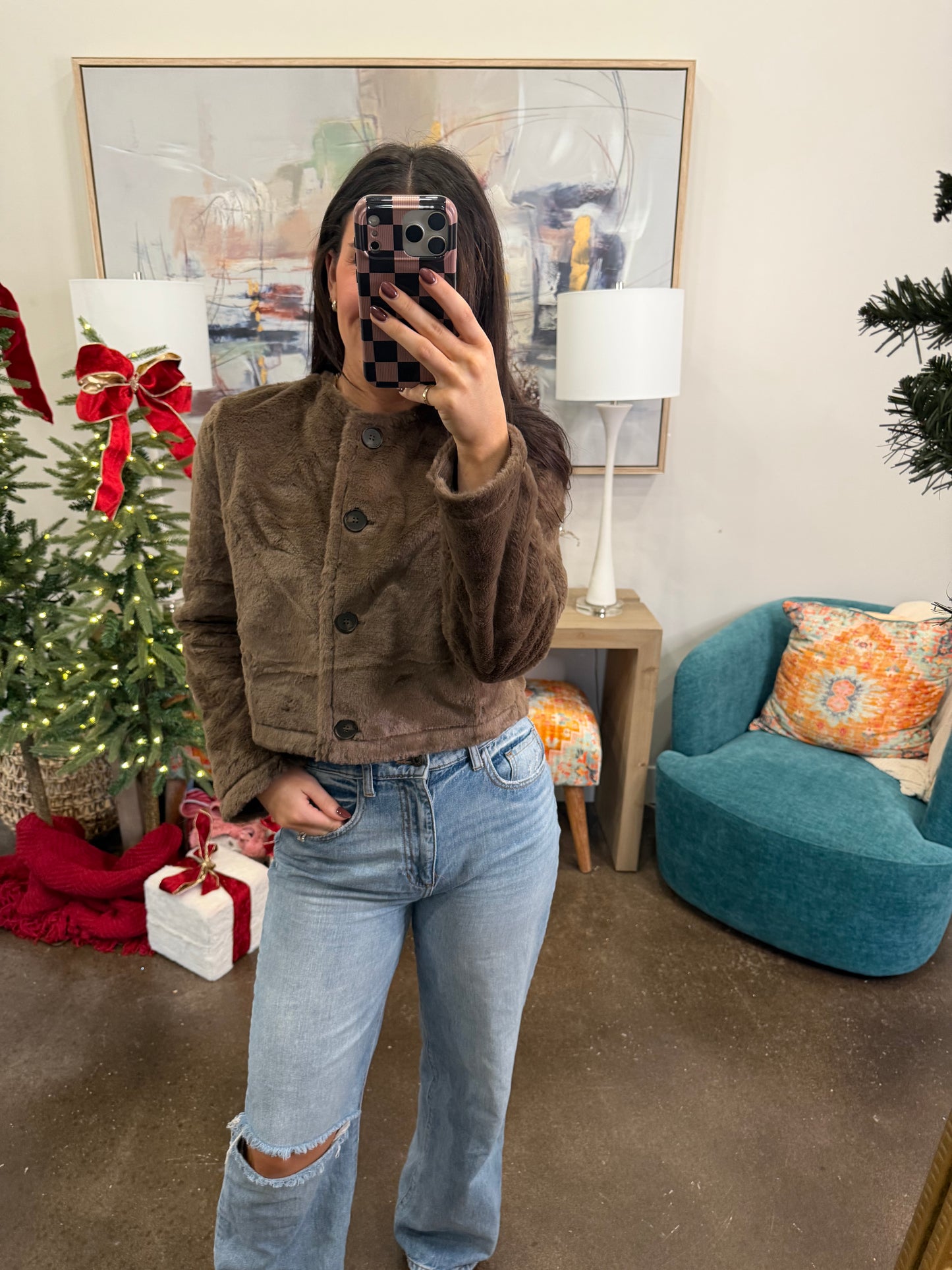 Brown Puffer Jacket