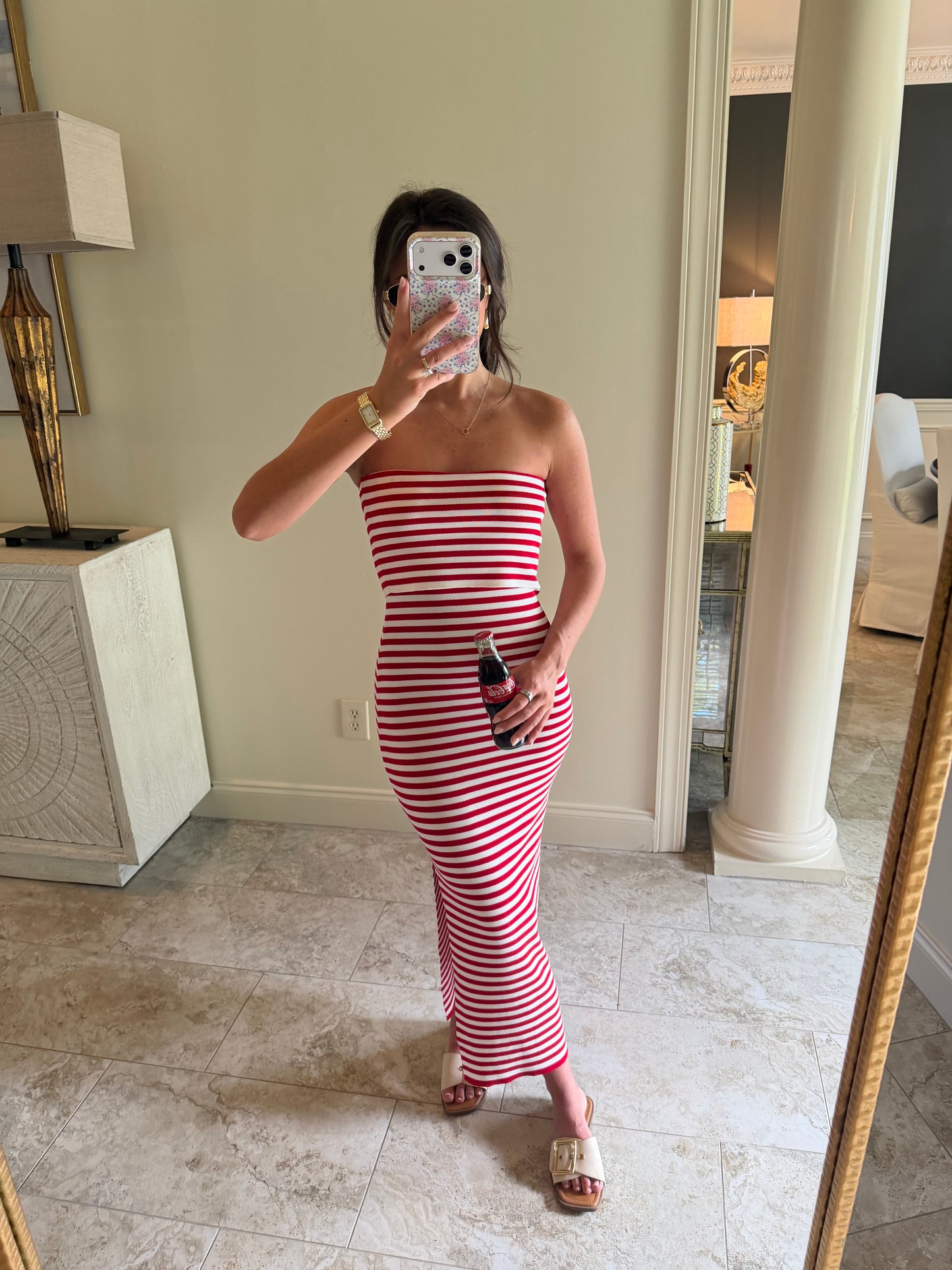 Red American Summer Dress