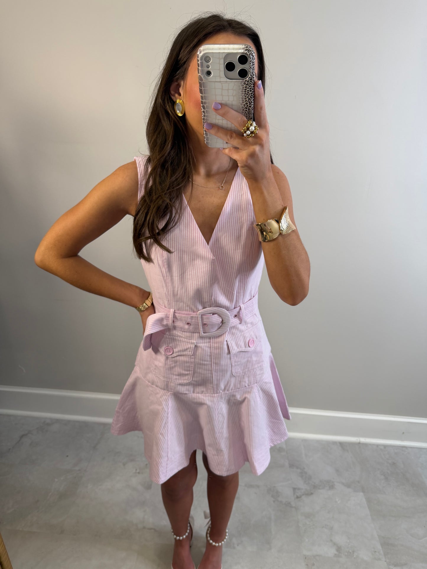 Pink Strip Dress