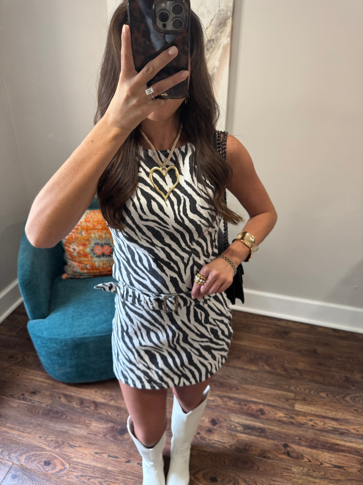 Zebra Skirt Set